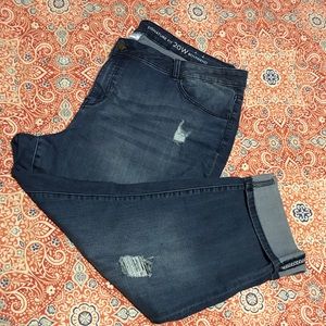 Cropped blue 👖 jeans